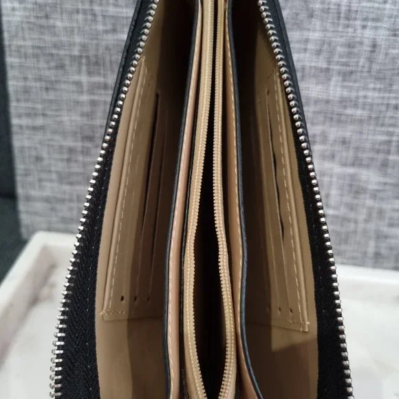 Accordion Wallet Card Case Coin Purse Passport Holder Travel Wallet AVO GREEN - Picture 5 of 7